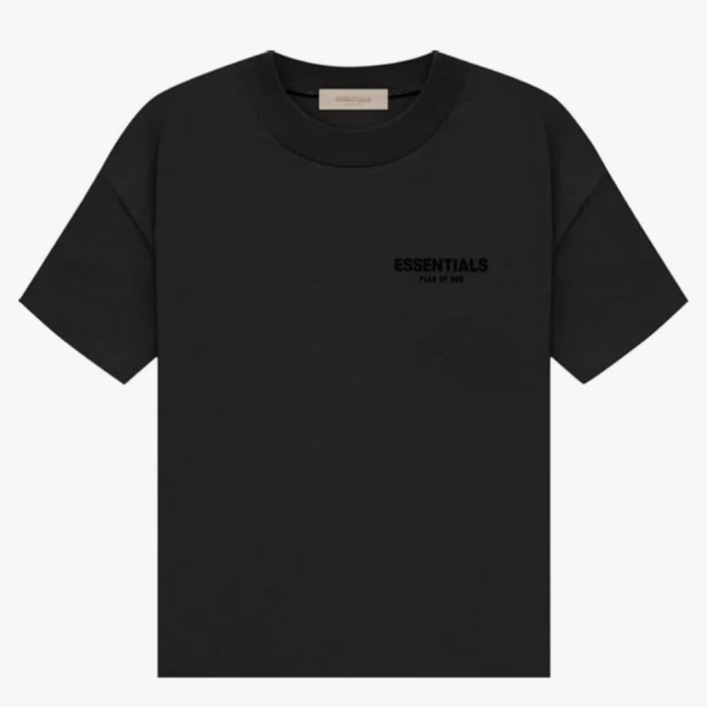 Essentials Fear of God Black Stretch Limo T-Shirt Size Small Authentic